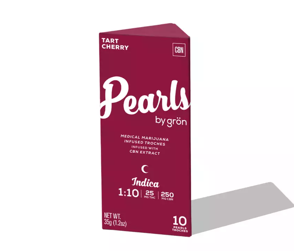 Photograph of product: Tart Cherry | Nightly Troche | 1:10 2.5mg TH-oui 25mg CBN | 10pk