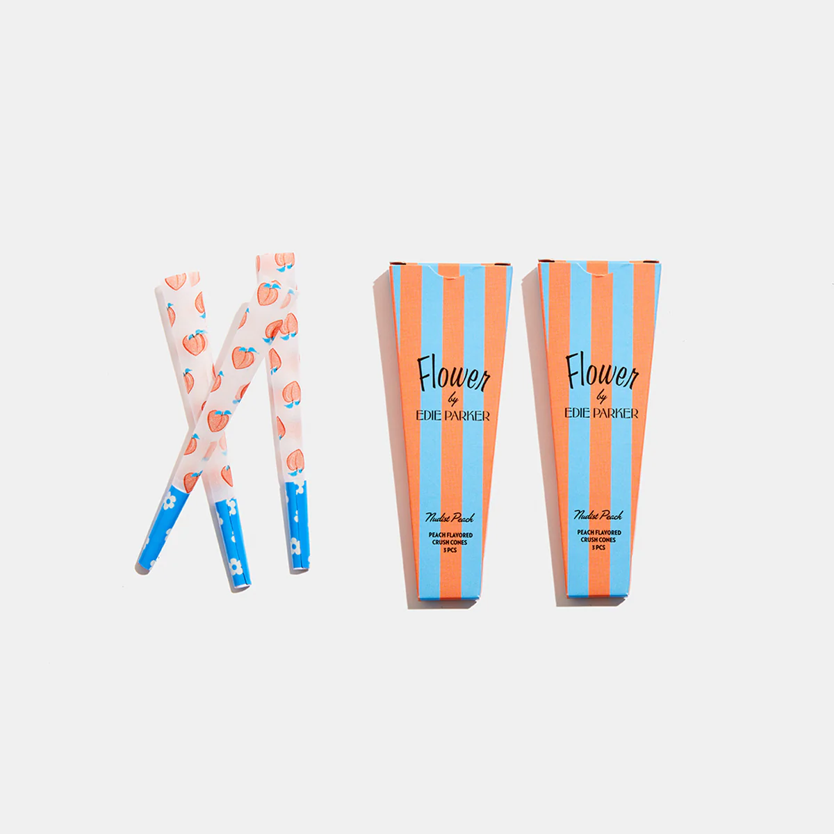 Photograph of product: Nudist Peach Flavored Cones | 3pk