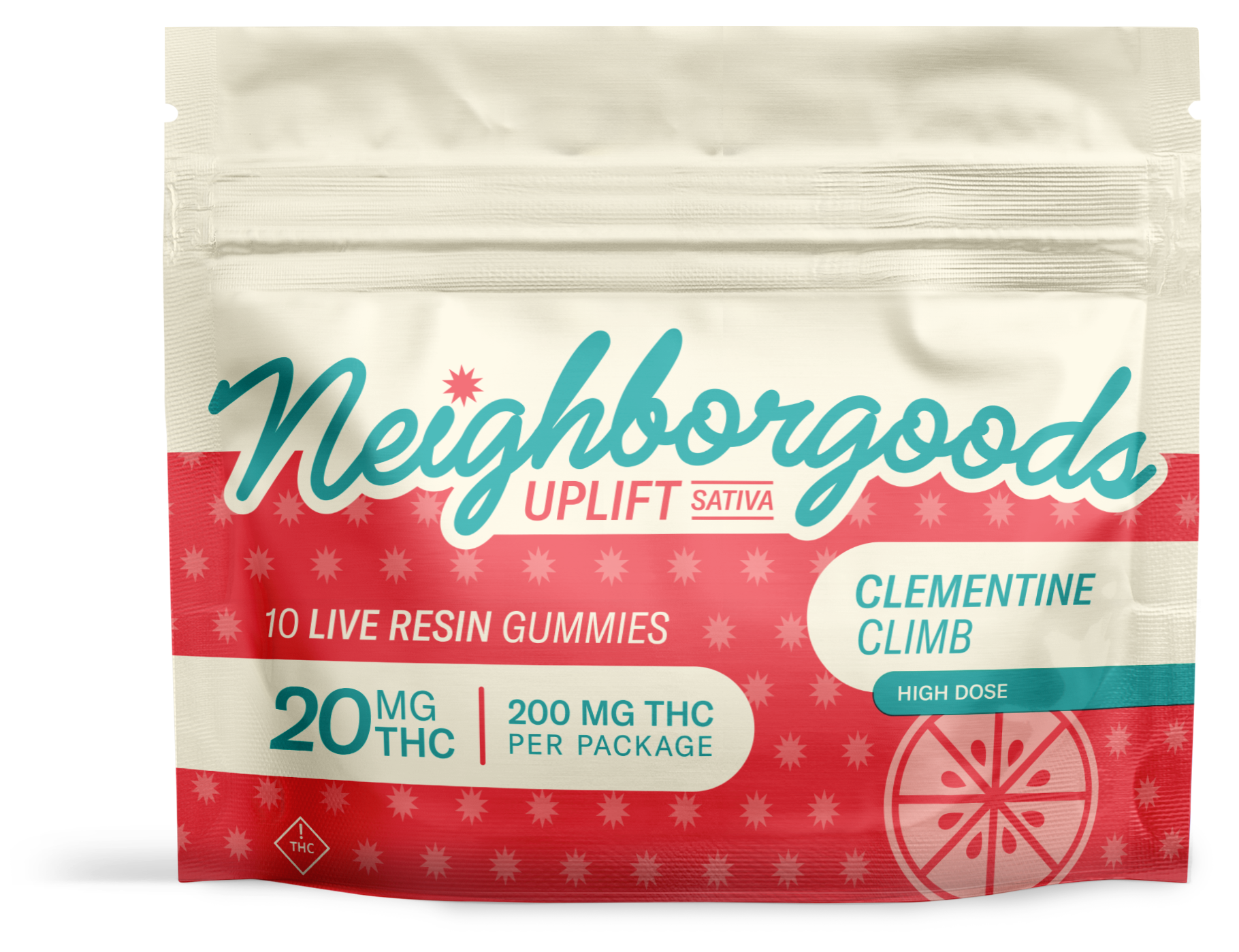 Photograph of product: Clementine Climb | Live Resin Gummies | [203.3mg]