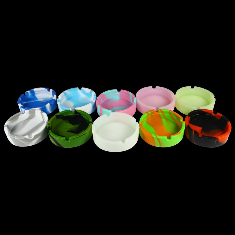Photograph of product: Silicone Ashtray l Assorted Colors