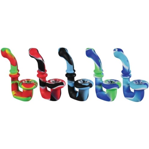 Photograph of product: Silicone Saxophone Sherlock Pipe - 5"