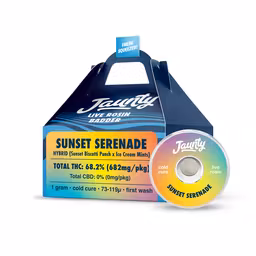 Photograph of product: Jaunty- Sunset Serenade Live Rosin