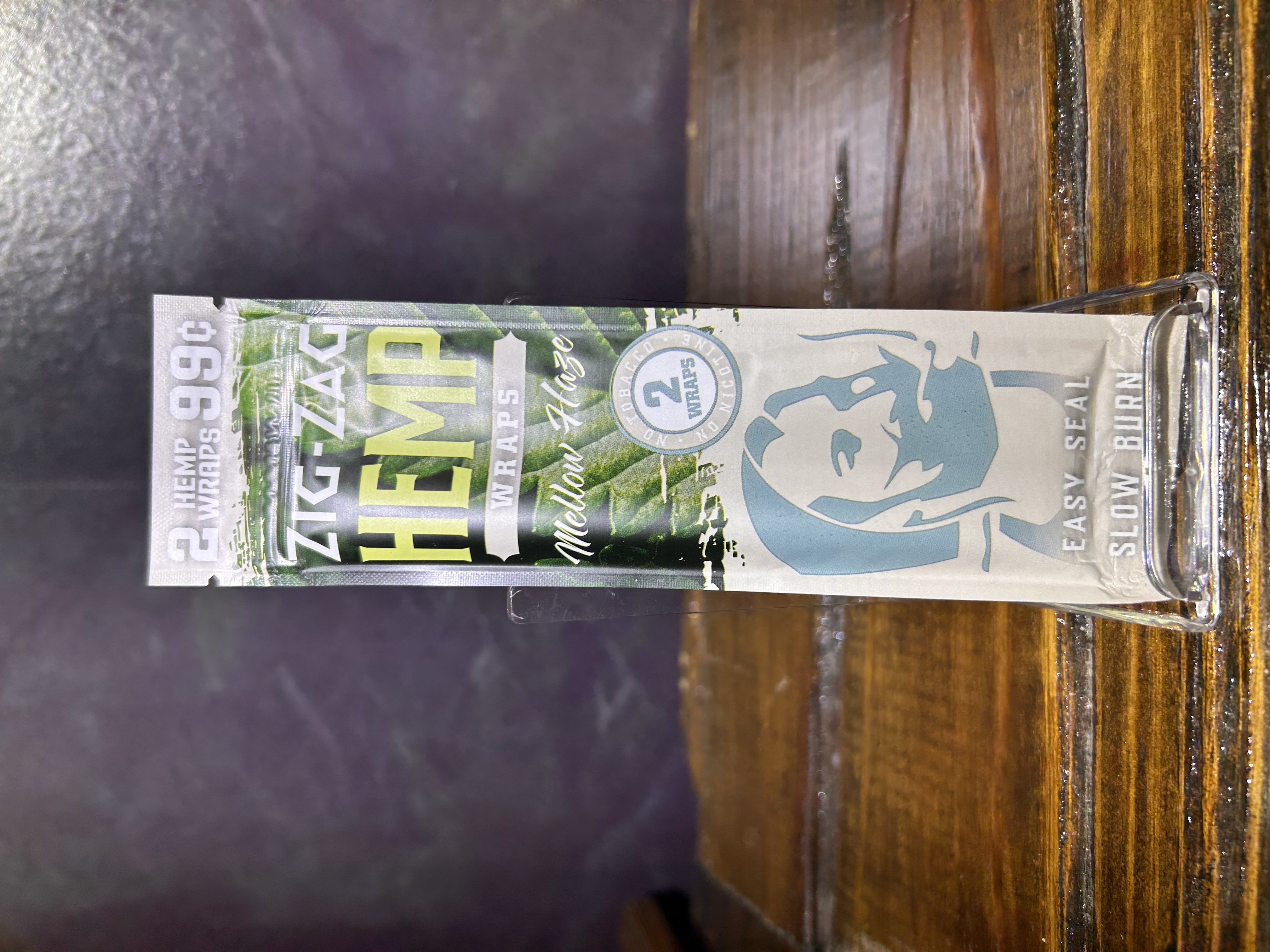 Photograph of product: Zig Zag Hemp Wrap | Mellow Haze