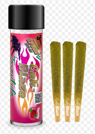 Photograph of product: CALI BLAZE -CHERRY LIME TARANTULA 3 PACK