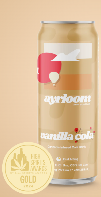 Photograph of product: Aryloom - Beverage - Vanilla Cola - 10mg (2:1) (TH-oui:CBD)