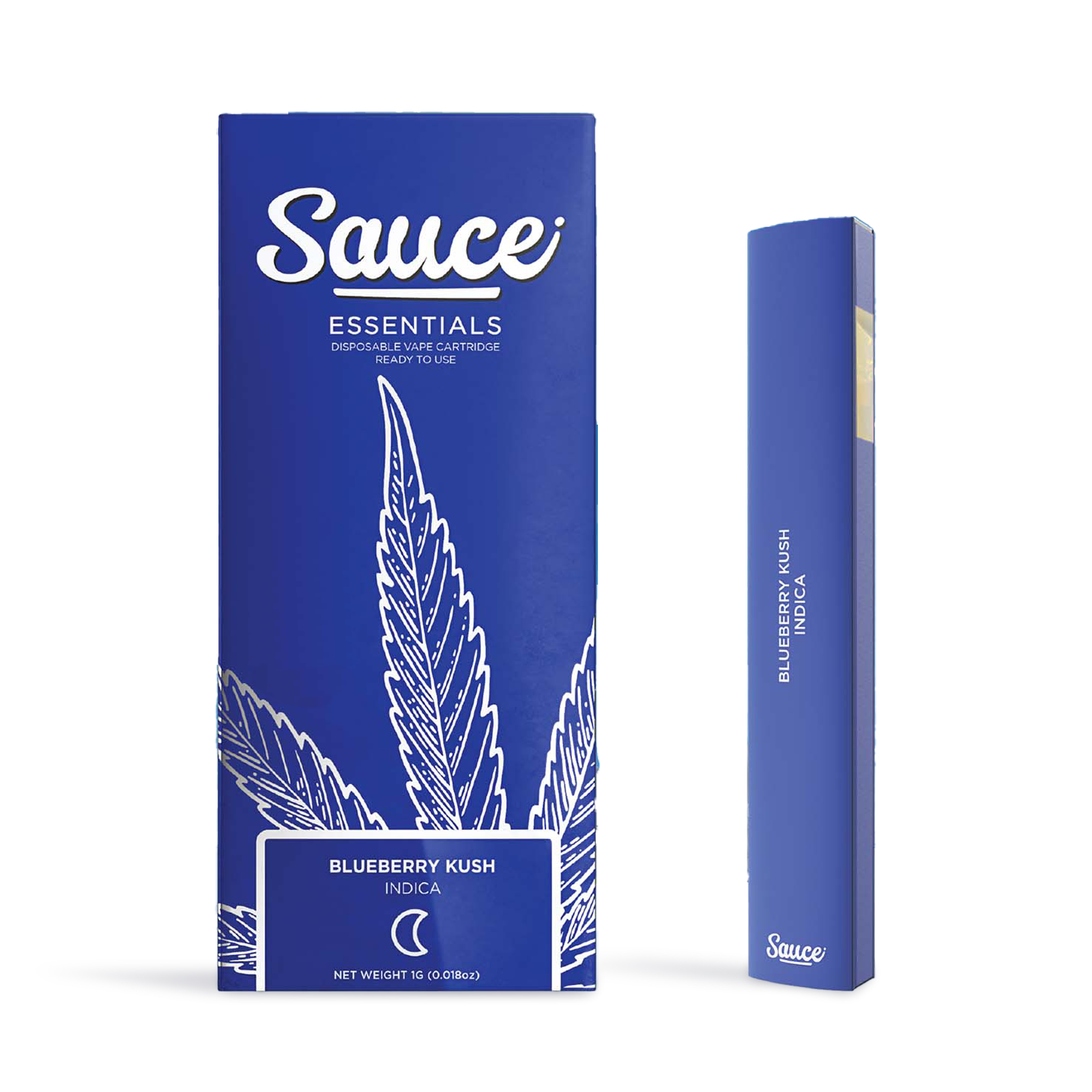 Photograph of product: Sauce Essentials - Blueberry Kush - 1G AIO (MI)