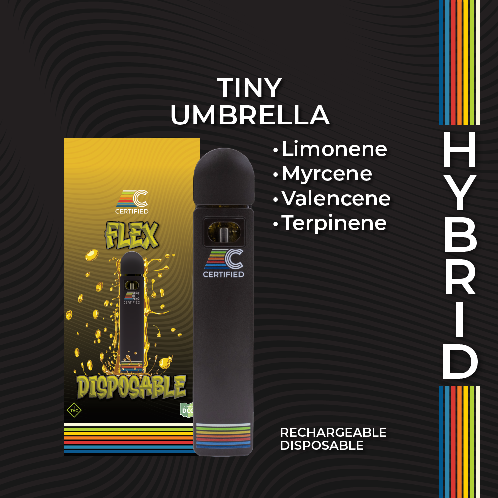 Photograph of product: Tiny Umbrella - FLEX | 1g Disposable