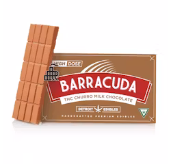 Photograph of product: Detroit Edible Barracuda Bar Milk Chocolate Churro 200mg HD
