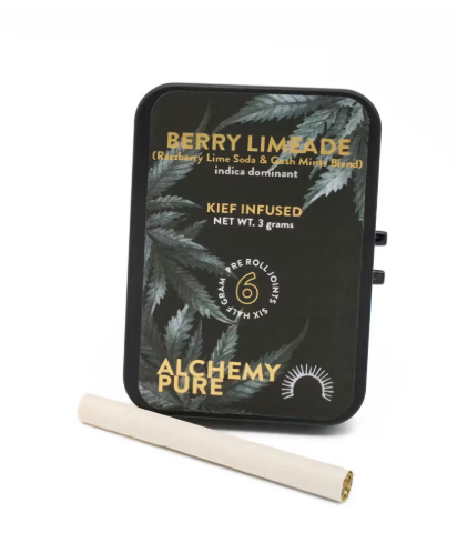 Photograph of product: Alchemy Pure | Berry Limeade | Infused Pre-Roll Pack | 6 x 0.5g