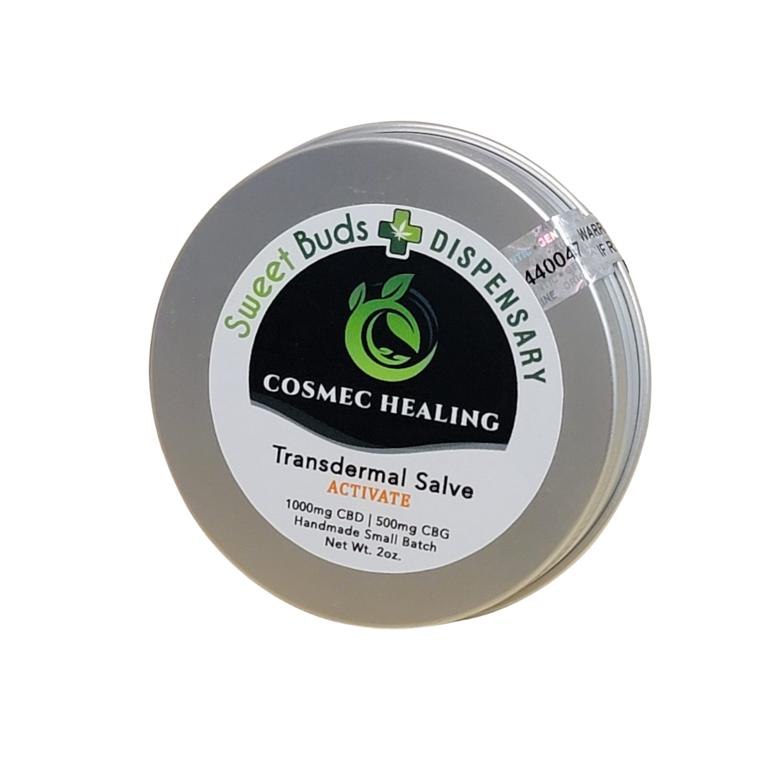 Photograph of Product: Cosmec Healing Transdermal Salve - Activate (1000mg CBD | 500mg CBG)