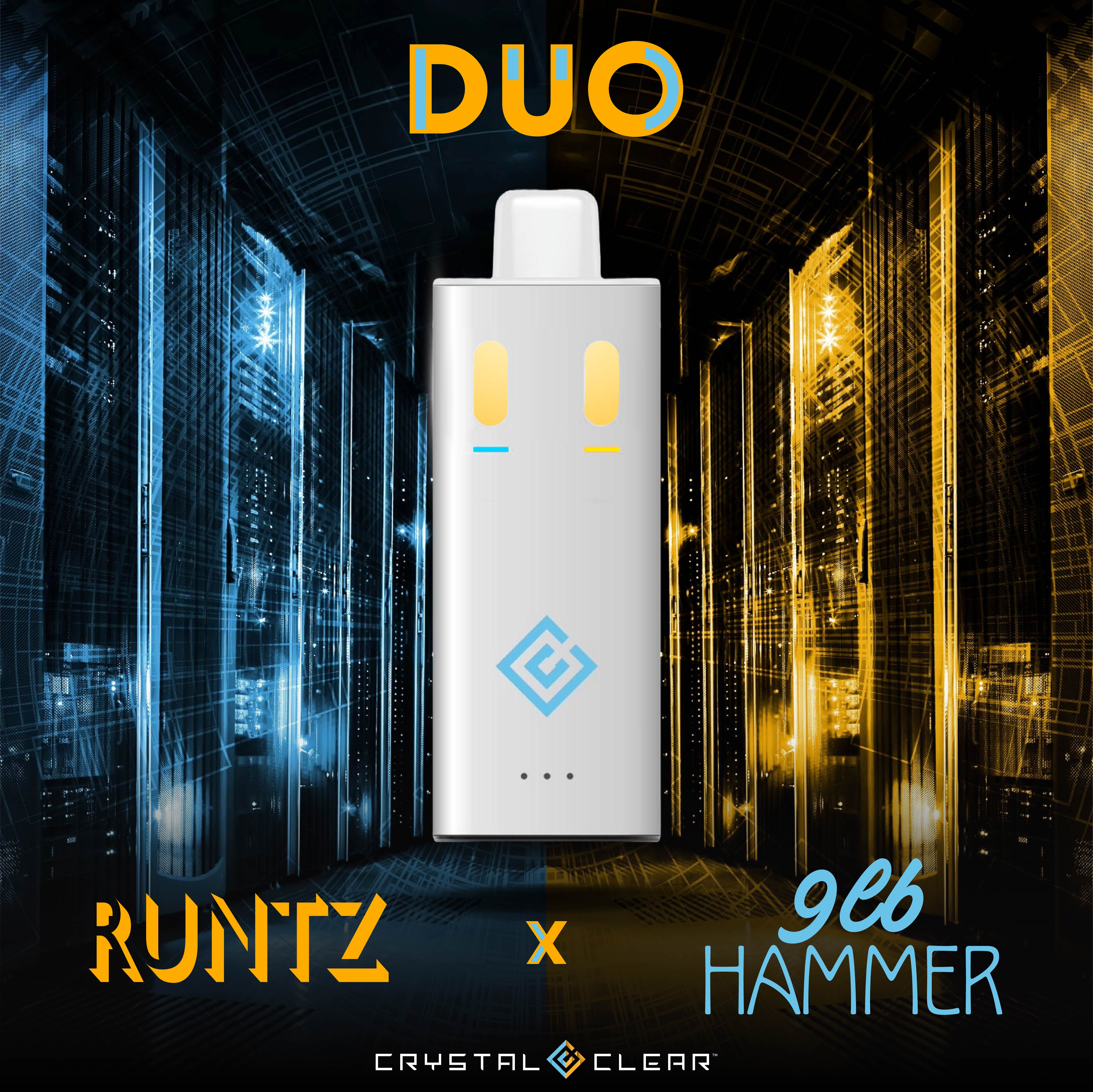 Photograph of product: Duo Vape Disposable | Runtz/9 Pound Hammer | 2g