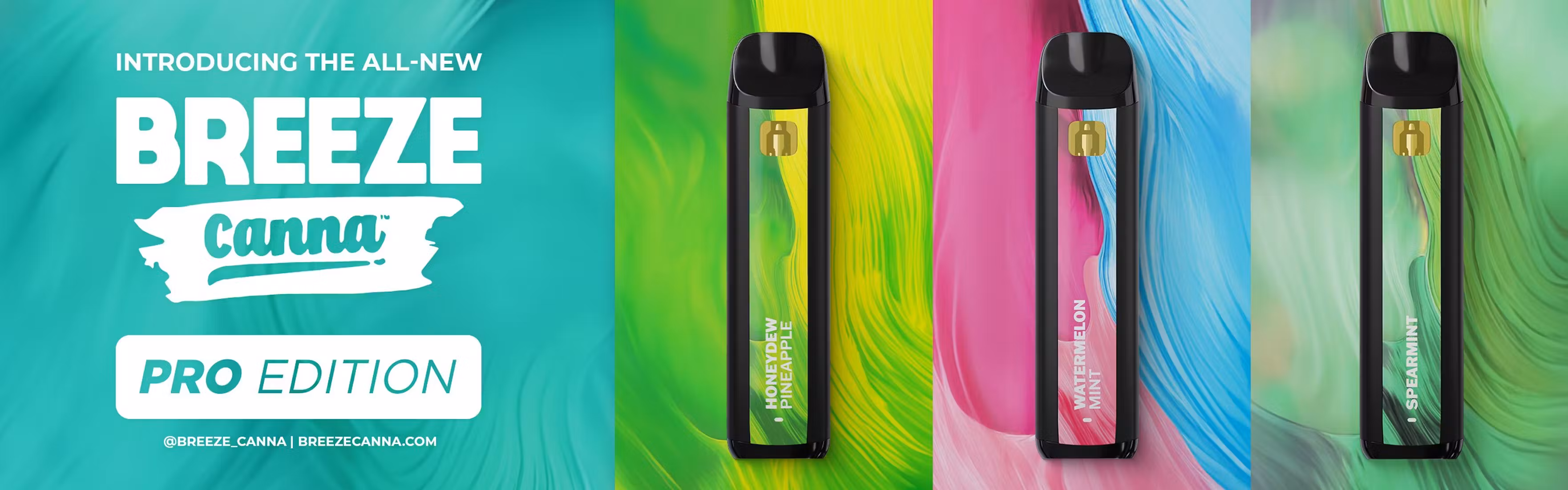 Photograph of product: Breeze Pro | Watermelon Mint | 1g AIO