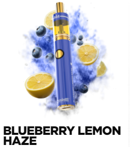 Photograph of product: Dime Industries - Blueberry Lemon Haze - Disposable Cart 1G Blended Oui'd