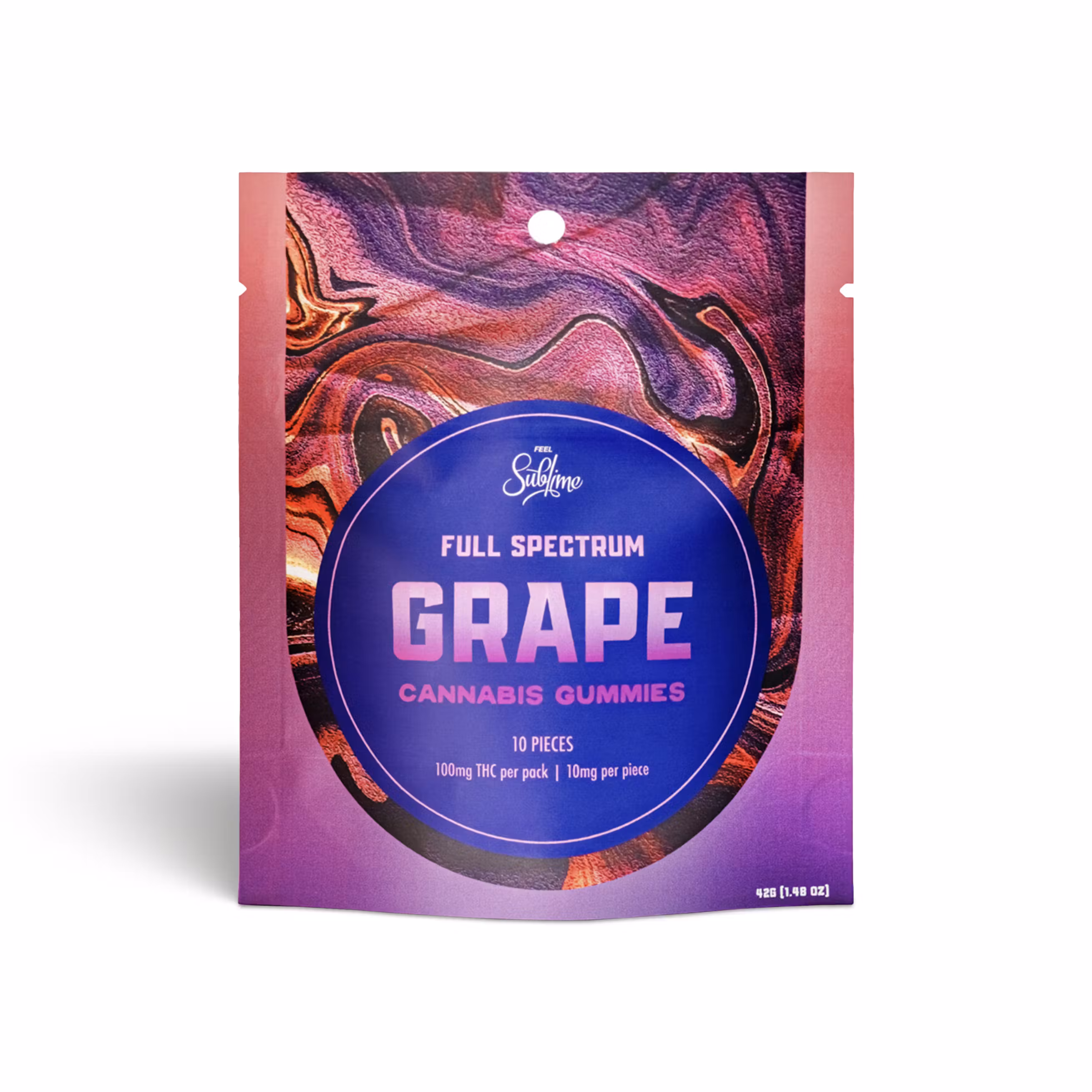 Photograph of product: Grape FSO Gummies - 100mg