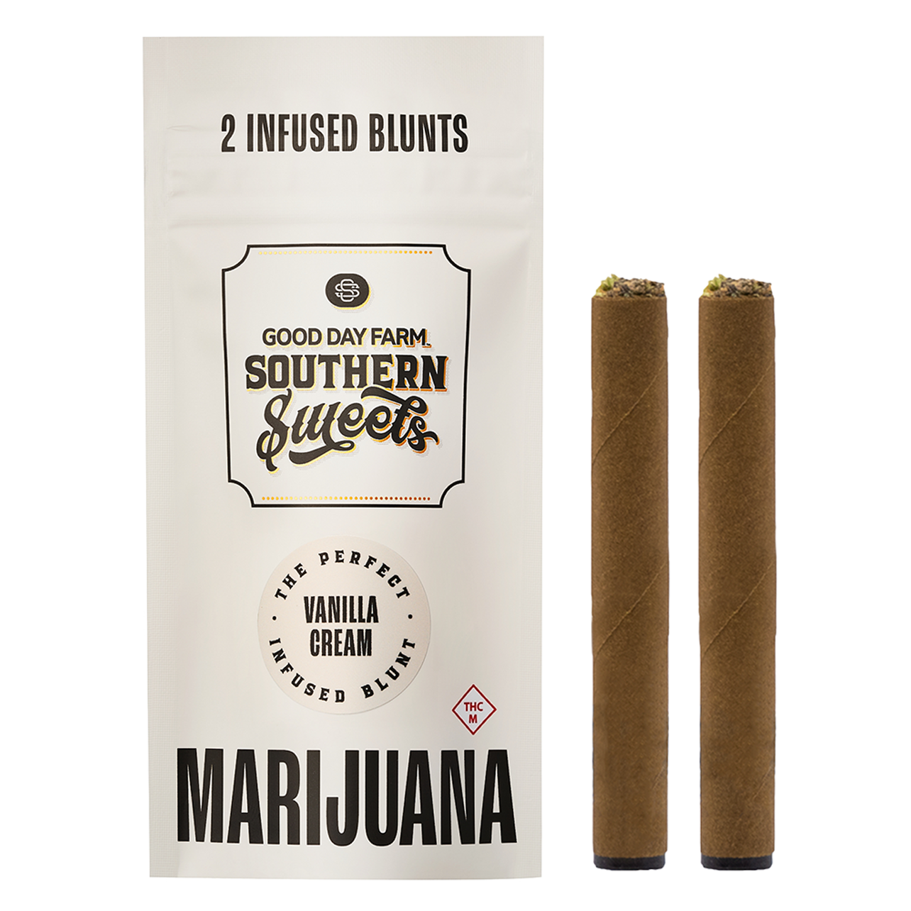 Photograph of product: GOOD DAY FARM - MINT CHIP GELATO X VANILLA CREAM 2PK 1G INFUSED BLUNT HYBRID