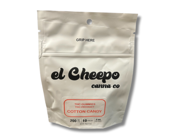 Photograph of product: COTTON CANDY | VEGAN GUMMIES | 200MG