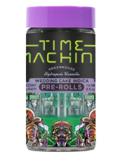Photograph of product: Time Machine | Wedding Cake Prerolls 28 Pack | 14g