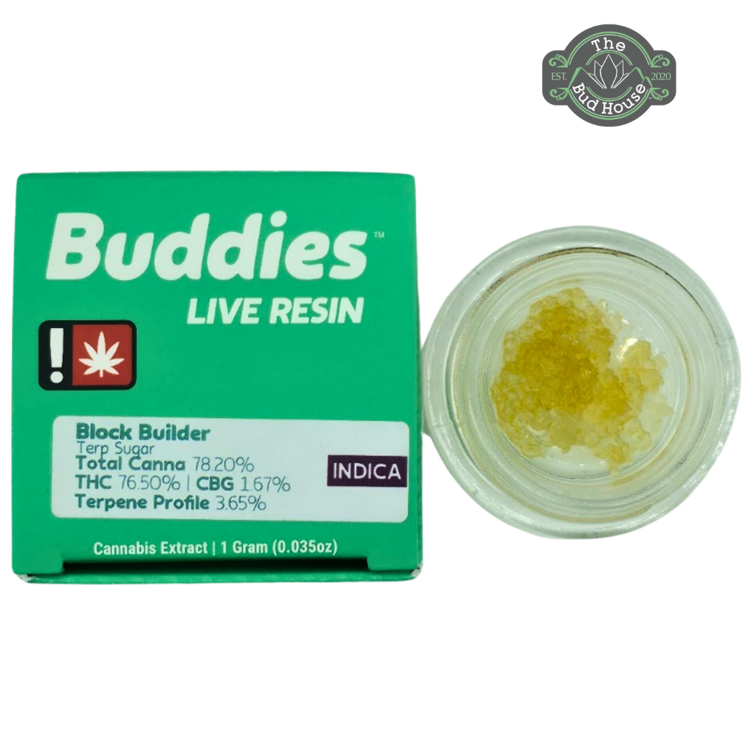 Photograph of product: Buddies 1g BLOCK BUILDER LR Terp Sugar
