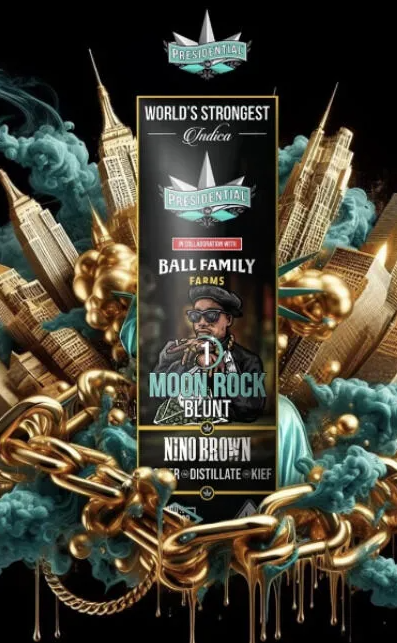 Photograph of product: Presidential Moon Rock Blunt Nino Brown