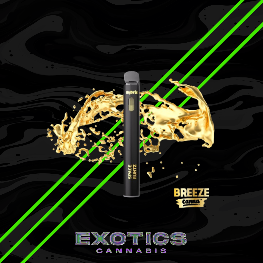 Photograph of product: Breeze Canna - Space Runtz Live Resin Disposable