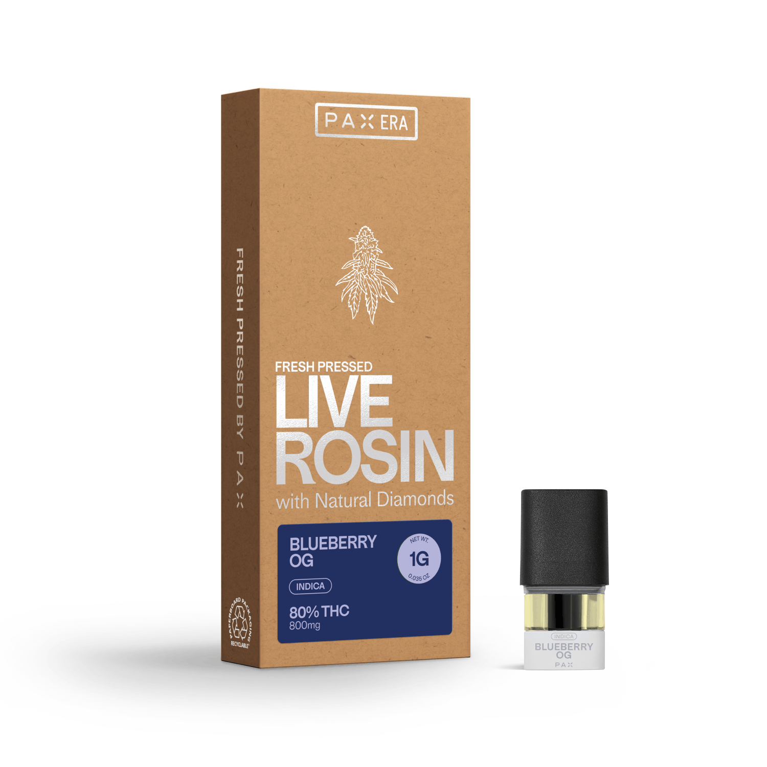 Photograph of product: Purple Afghani Live Rosin Pod 500mg (I)