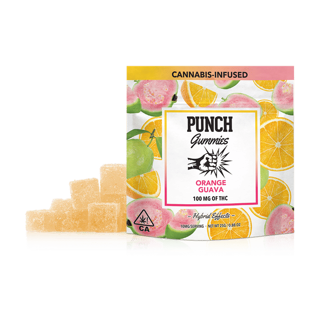 Photograph of product: Orange Guava 100MG Gummies - 