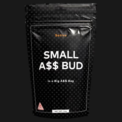 Photograph of product: Small A$$ Buds Pre-Packed (1/2 oz) Fuji Fig - 14g