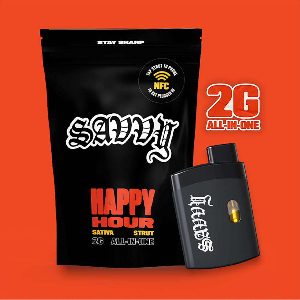 Photograph of product: Disposable Pen Happy Hour Summer Melon | 2000mg