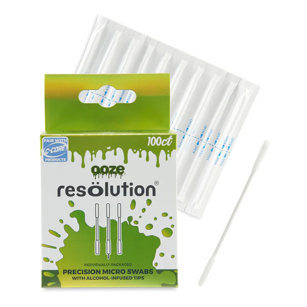 Photograph of product: Accessories | Resolution Infused Cotton Swabs | 100ct | Ooze