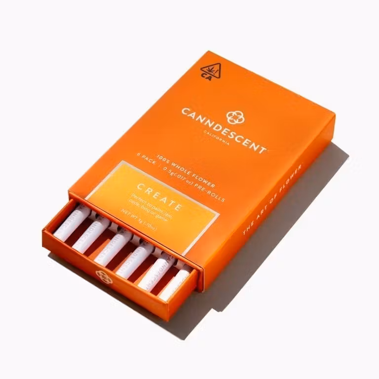 Photograph of product: Create - Lemon Drip - 3g Preroll 6pk | Canndescent