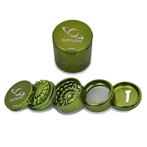 Photograph of product: Riddles | SATURN 5PC 100MM GRINDER Assorted Colors Paraphernalia