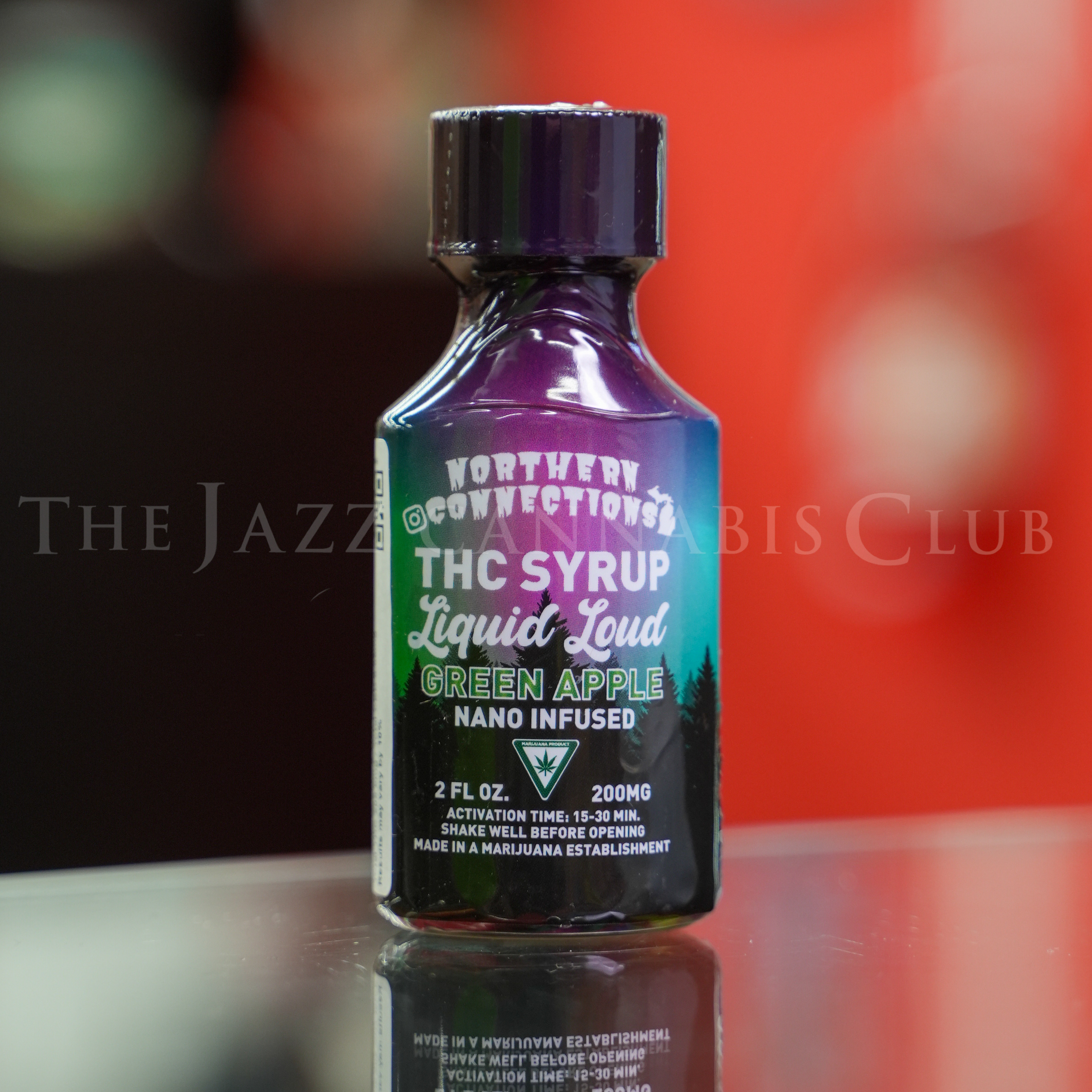 Photograph of product: Northern Connections - Green Apple - TH-oui Syrup 200mg