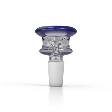 Photograph of product: Glass Flower Bowl By Honeybee Herb Blue