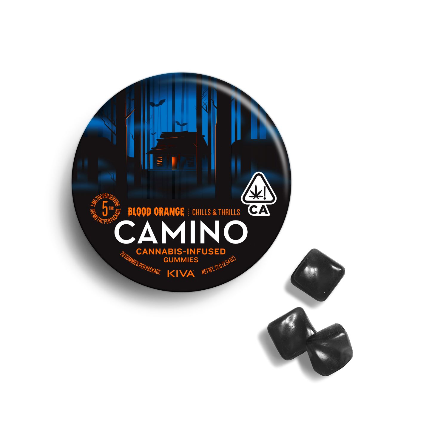 Photograph of product: Camino Sours - Blood Orange - 100mg - 10ct Gummies