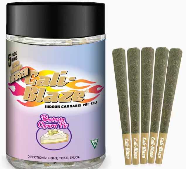Photograph of product: Banana Cream Pie | 5PK 3.5G Liquid Diamond Infused Prerolls (TAX INCLUDED)