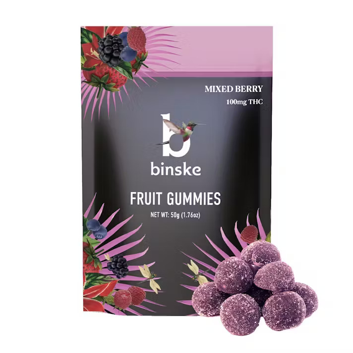 Photograph of product: Binske - Mixed Berry - 10pk Gummies