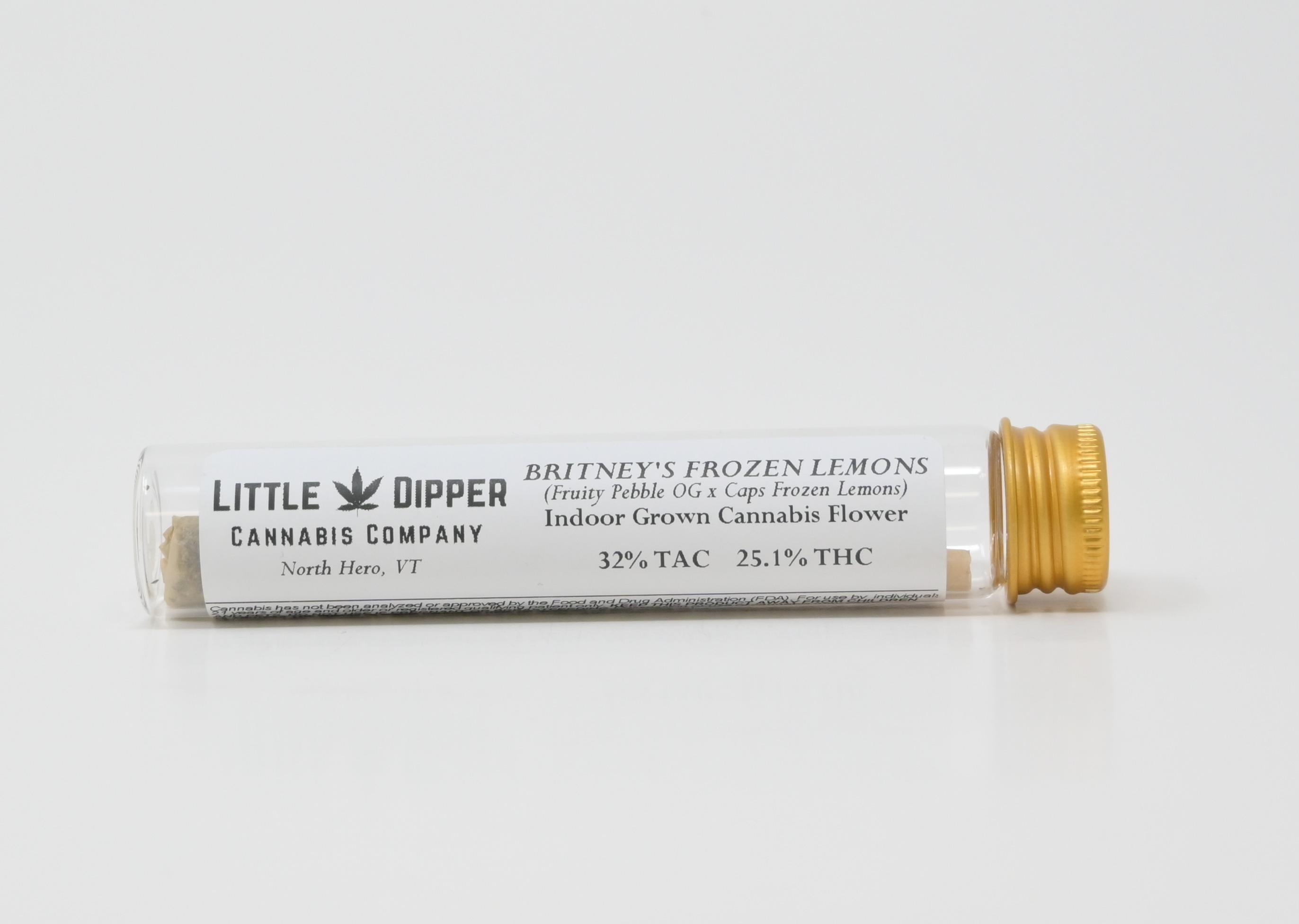 Photograph of product: Little Dipper Oui'd Company Brittney's Frozen Lemons Preroll