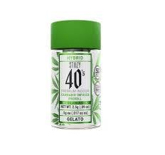 Photograph of product: 40s Gelato .5g x 5 Infused Preroll Pack - 