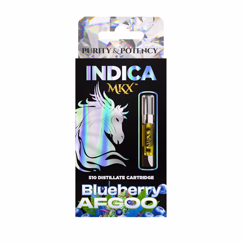 Photograph of product: MKX | Distillate Cart | Blueberry Afgoo | 1g