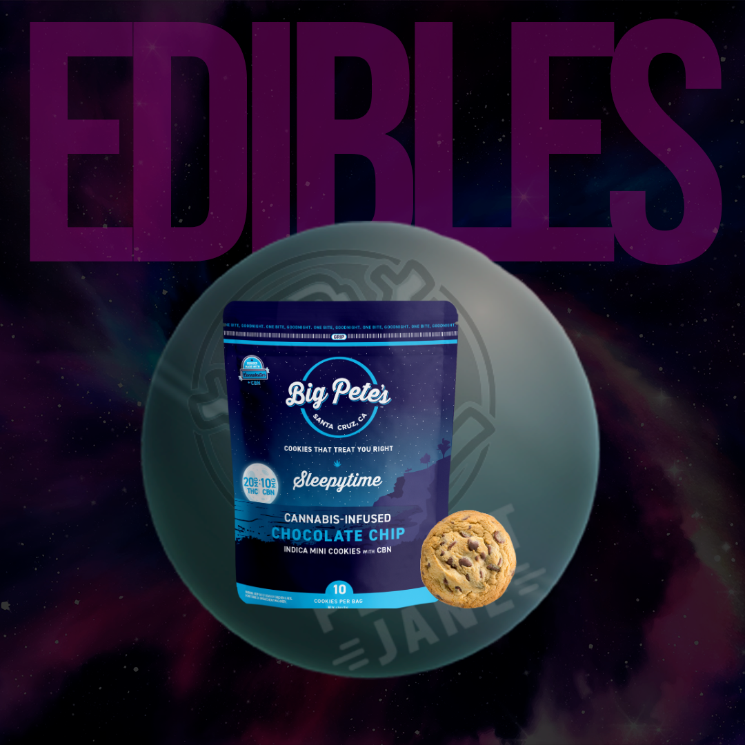 Photograph of product: Big Petes Treats - 200mg Sleepytime Cookies - Chocolate Chip