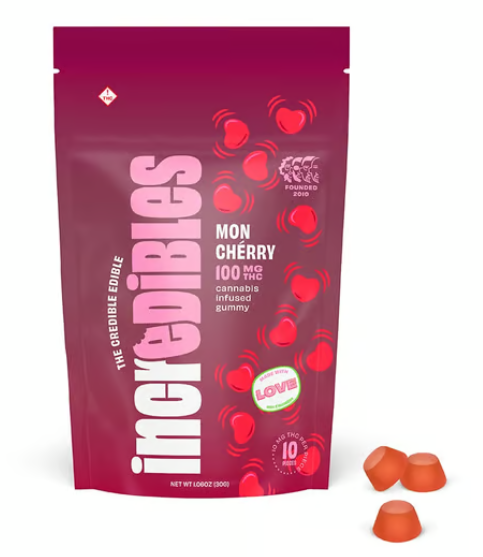 Photograph of product: Incredibles | Mon Cherry | 10pk/100mg