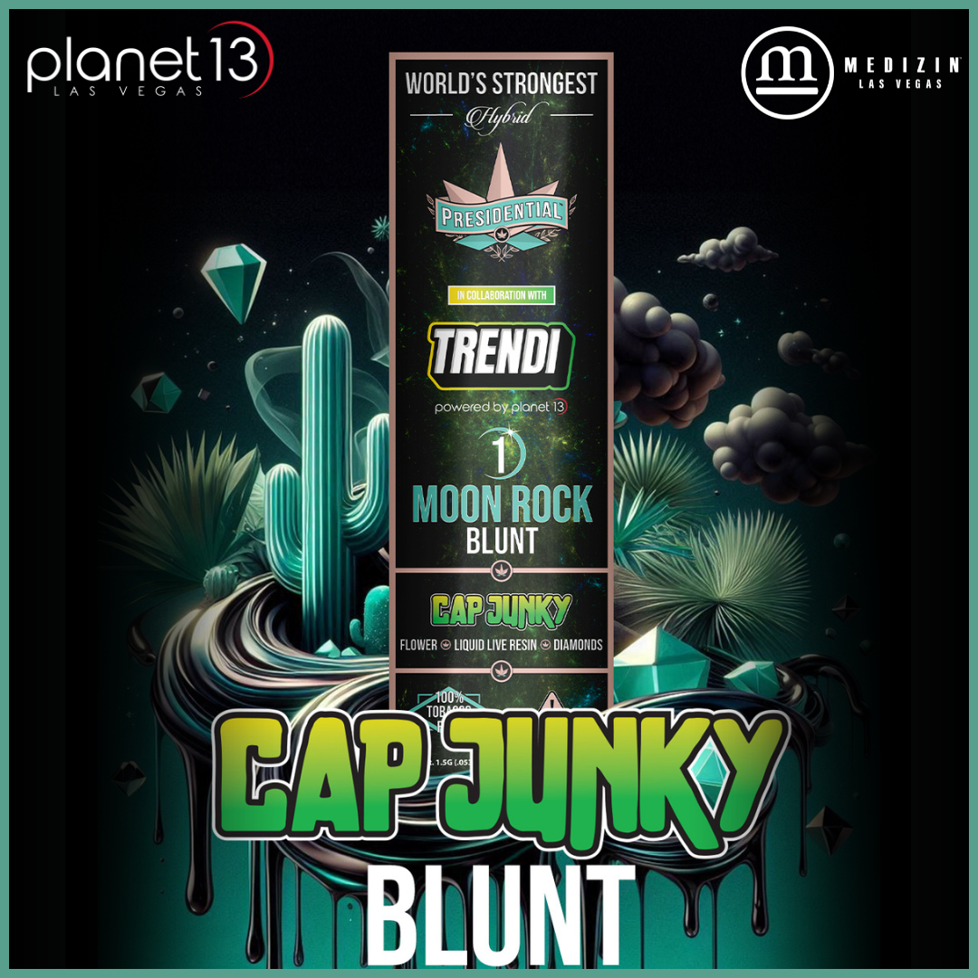 Photograph of product: Presidential Cap Junky 1.5g Moon Rock Blunt