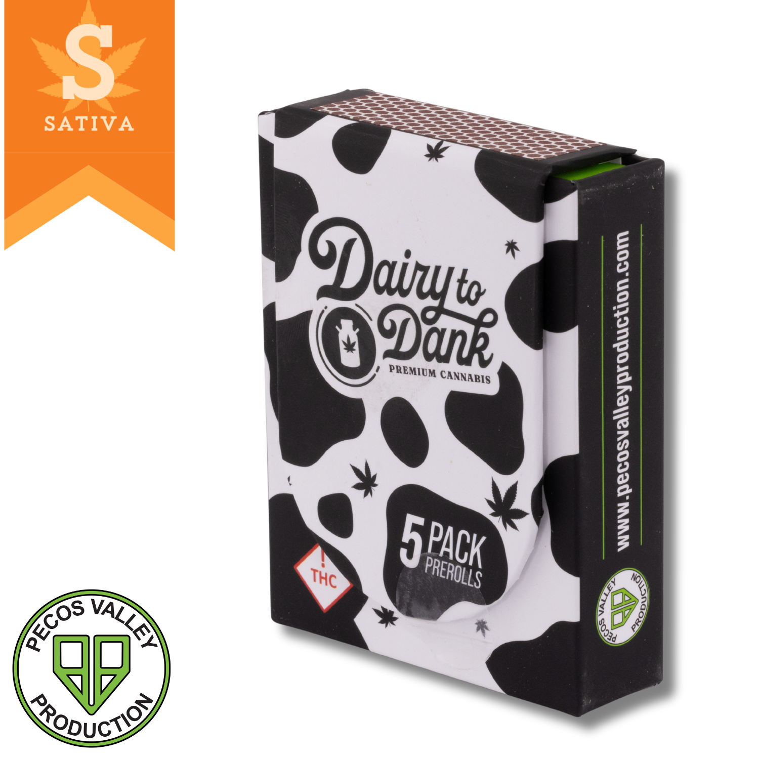 Photograph of product: D2D | Pre-Rolls | Infused | 5pk | Golden Goat (SDH) | 2.5g