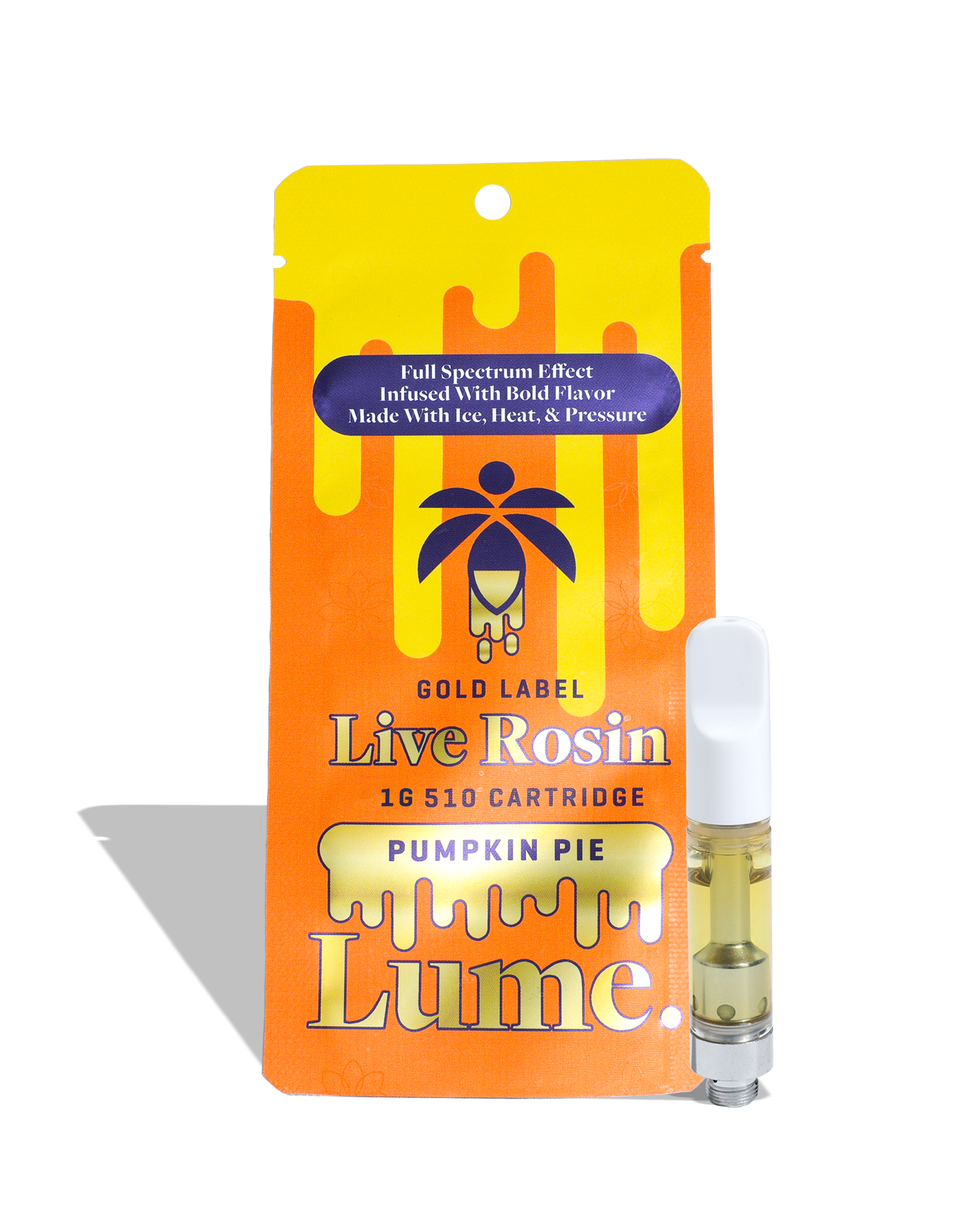 Photograph of product: Pumpkin Pie Live Rosin Cart 1g