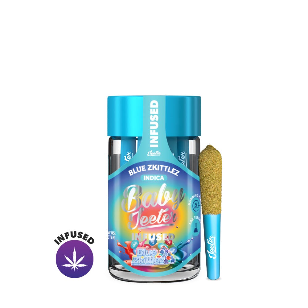 Photograph of product: Jungle Juice | Grandaddy Purple | 0.5g - 5pk (2.5g) Infused Preroll Pack | REC