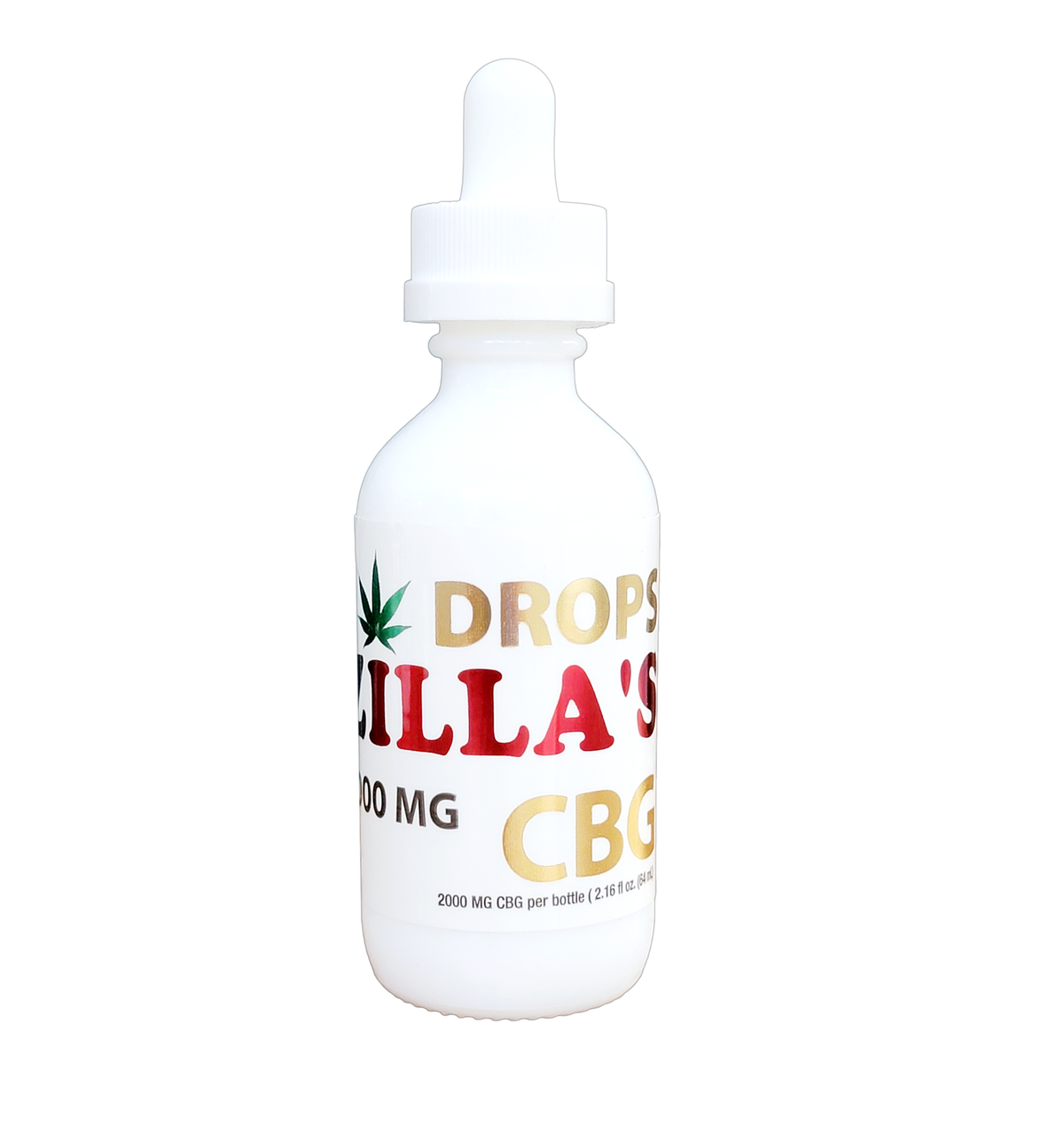 Photograph of product: Zilla's | CBG Drops | 200mg