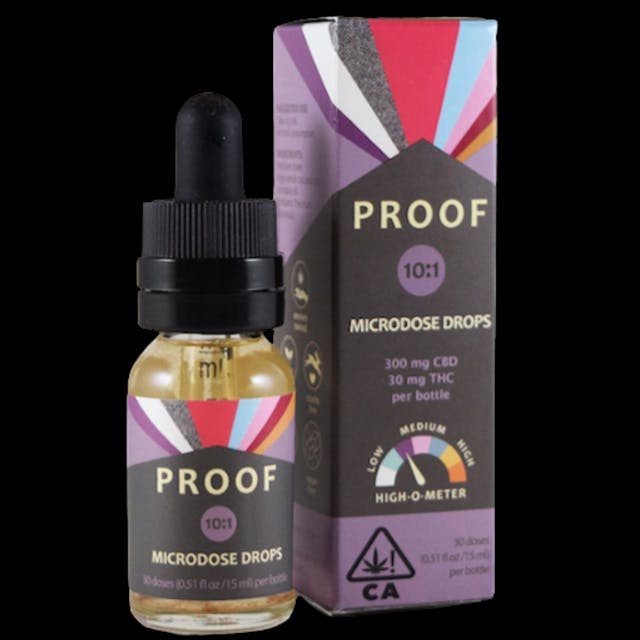 Photograph of product: 10:1 Microdose Drops CBD/TH-oui Drops - 