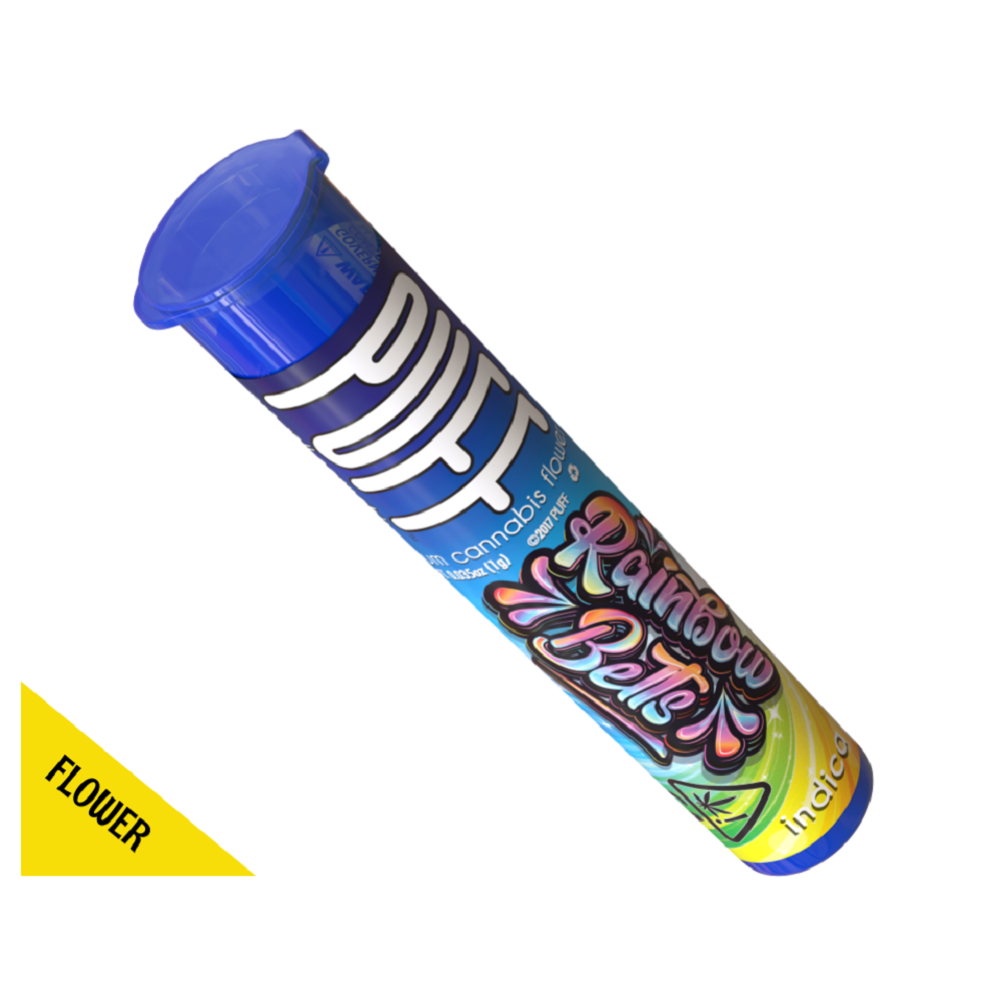 Photograph of product: Puff Preroll - Rainbow Belts (I)