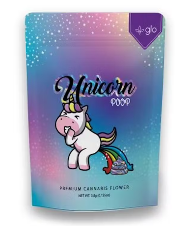 Photograph of product: GLO FARMS | Prepackaged | 2 Unicorn 1 Poop - 3.5g