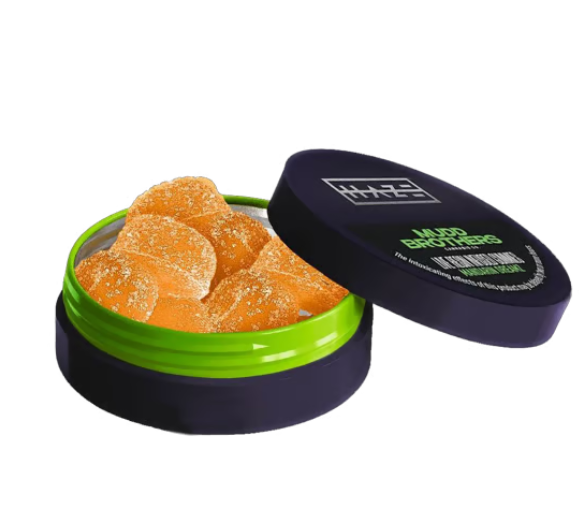 Photograph of product: Haze Tangie Twist Live Resin 100mg 20pk Gummies